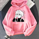 Japanese Anime Hoodies Hunter X Hunter Men Women Pullovers Hoodies Sweatshirts Killua Zoldyck Hisoka 90s Hoody Tops Mens Hoodie