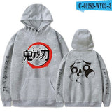 Demon Slayer Hoodies Sweatshirts Hooded Oversized Clothes Kimetsu No Yaiba Streetwear Print Men/women Casual Full Cartoon Anime