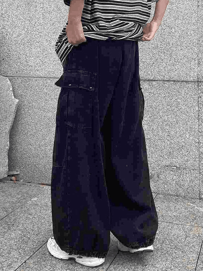 Ifomat Vintage Baggy Cargo Jeans