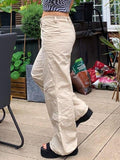 Ifomat Washed Pocket Solid Cargo Pants